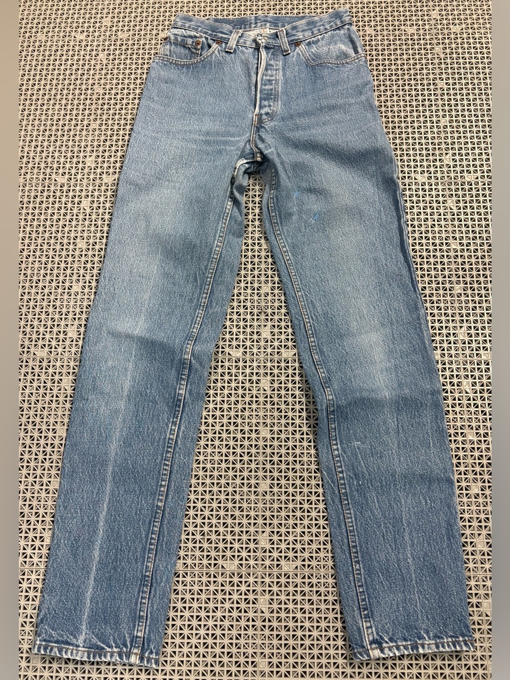 Vintage 1980’s Levi's 501 Medium Wash Button-Fly Blue Jeans - Made in USA